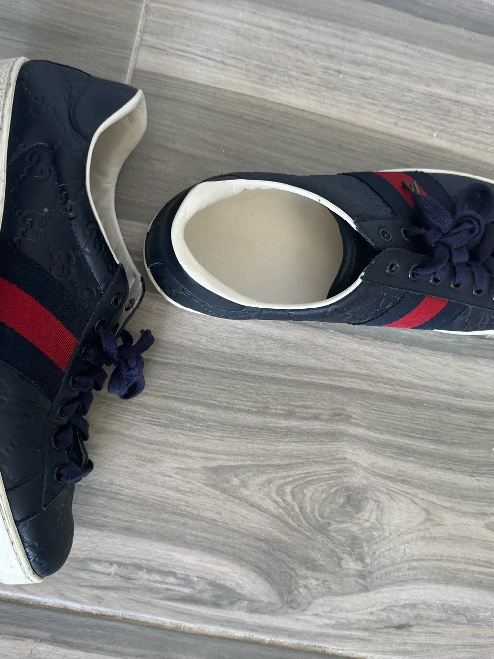 Gucci Men’s Navy Sneakers